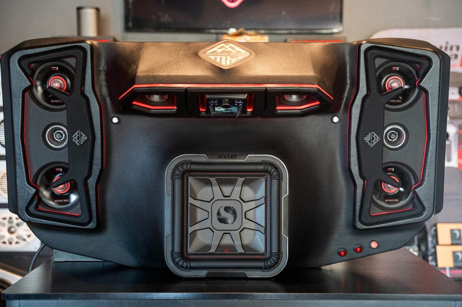 Can am commander roof sound system